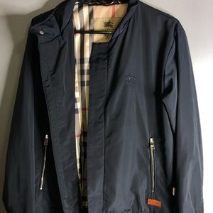 Men’s Burberry Windbreaker (navy)  100% Authentic